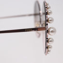 FENDI Sunglasses metal Pink Gold Auth 189574M-7