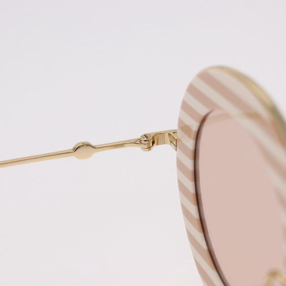 GUCCI Sunglasses metal Brown Auth 189575M