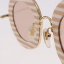 GUCCI Sunglasses metal Brown Auth 189575M-12