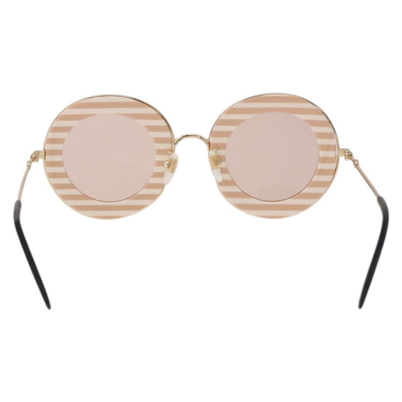 GUCCI Sunglasses metal Brown Auth 189575M