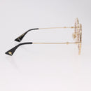 GUCCI Sunglasses metal Brown Auth 189575M-6