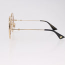 GUCCI Sunglasses metal Brown Auth 189575M-8