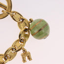 CELINE Macadam Bracelet metal Gold Tone Auth 189576M-9