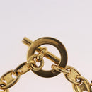 CELINE Macadam Bracelet metal Gold Tone Auth 189576M-10