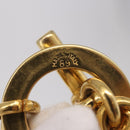 CELINE Macadam Bracelet metal Gold Tone Auth 189576M-11