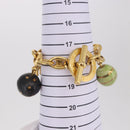 CELINE Macadam Bracelet metal Gold Tone Auth 189576M-14