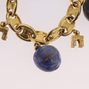 CELINE Macadam Bracelet metal Gold Tone Auth 189576M-3
