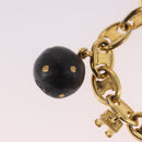 CELINE Macadam Bracelet metal Gold Tone Auth 189576M-7