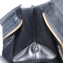 Salvatore Ferragamo Sofia Gancini Hand Bag Leather 2way Black Gold Auth 189582-24