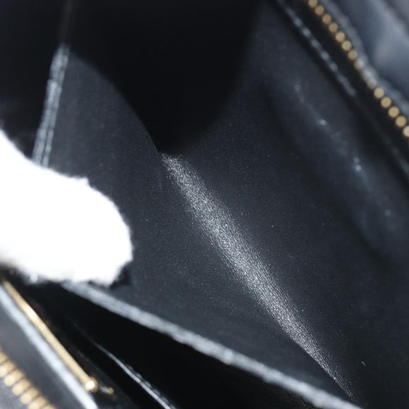 Salvatore Ferragamo Sofia Gancini Hand Bag Leather 2way Black Gold Auth 189582