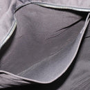 HERMES Her Line MM Hand Bag Canvas Gray Silver Auth 189583-11
