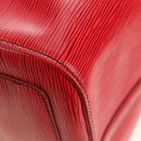 LOUIS VUITTON Epi Keepall 55 Boston Bag Red M42957 LV Auth 189584V-17