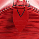LOUIS VUITTON Epi Keepall 55 Boston Bag Red M42957 LV Auth 189584V-19
