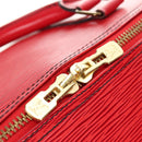 LOUIS VUITTON Epi Keepall 55 Boston Bag Red M42957 LV Auth 189584V-21