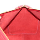 LOUIS VUITTON Epi Keepall 55 Boston Bag Red M42957 LV Auth 189584V-23