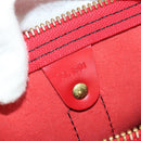 LOUIS VUITTON Epi Keepall 55 Boston Bag Red M42957 LV Auth 189584V-11