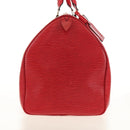 LOUIS VUITTON Epi Keepall 55 Boston Bag Red M42957 LV Auth 189584V-5