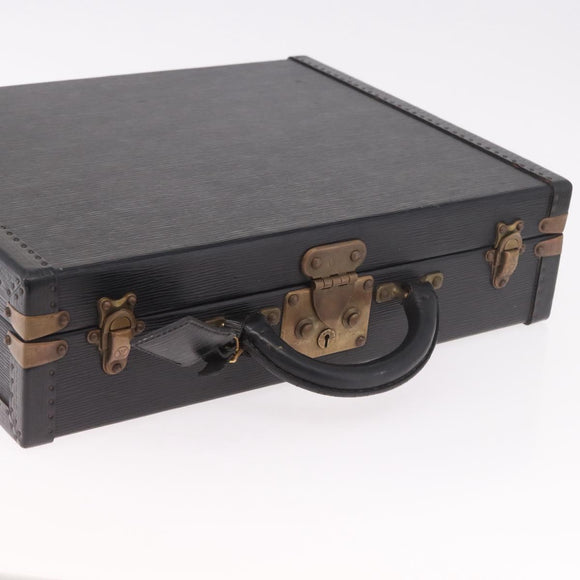 LOUIS VUITTON Epi President Trunk SPO Black M54212 LV Auth 189585
