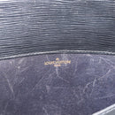 LOUIS VUITTON Epi Porte Documents Senatur Briefcase Black M54452 LV Auth 189586-9
