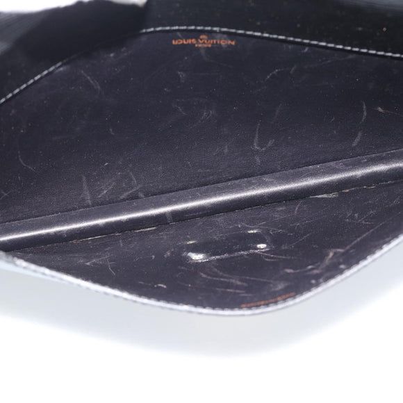 LOUIS VUITTON Epi Porte Documents Senatur Briefcase Black M54452 LV Auth 189586