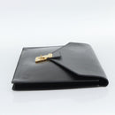 LOUIS VUITTON Epi Porte Documents Senatur Briefcase Black M54452 LV Auth 189586-4