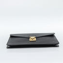 LOUIS VUITTON Epi Porte Documents Senatur Briefcase Black M54452 LV Auth 189586-6