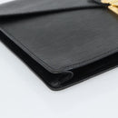 LOUIS VUITTON Epi Porte Documents Senatur Briefcase Black M54452 LV Auth 189586-14