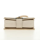 CHANEL Matelasse Shoulder Bag Leather 2way Ivory Gold Silver CC Auth 189588SAV-5