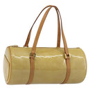 LOUIS VUITTON Monogram Vernis Bedford Hand Bag Beige M91006 LV Auth 189591-1