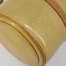 LOUIS VUITTON Monogram Vernis Bedford Hand Bag Beige M91006 LV Auth 189591-12