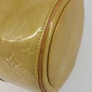 LOUIS VUITTON Monogram Vernis Bedford Hand Bag Beige M91006 LV Auth 189591-13