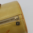 LOUIS VUITTON Monogram Vernis Bedford Hand Bag Beige M91006 LV Auth 189591-15