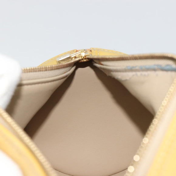 LOUIS VUITTON Monogram Vernis Bedford Hand Bag Beige M91006 LV Auth 189591