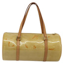 LOUIS VUITTON Monogram Vernis Bedford Hand Bag Beige M91006 LV Auth 189591-3