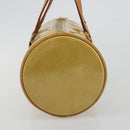LOUIS VUITTON Monogram Vernis Bedford Hand Bag Beige M91006 LV Auth 189591-5