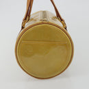 LOUIS VUITTON Monogram Vernis Bedford Hand Bag Beige M91006 LV Auth 189591-6