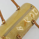 LOUIS VUITTON Monogram Vernis Bedford Hand Bag Beige M91006 LV Auth 189591-7
