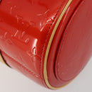 LOUIS VUITTON Monogram Vernis Bedford Hand Bag Rouge M91328 LV Auth 189592A-16