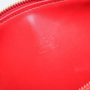 LOUIS VUITTON Monogram Vernis Bedford Hand Bag Rouge M91328 LV Auth 189592A-10