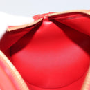 LOUIS VUITTON Monogram Vernis Bedford Hand Bag Rouge M91328 LV Auth 189592A-20