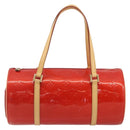 LOUIS VUITTON Monogram Vernis Bedford Hand Bag Rouge M91328 LV Auth 189592A-13