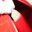 LOUIS VUITTON Monogram Vernis Bedford Hand Bag Rouge M91328 LV Auth 189592A-12