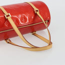 LOUIS VUITTON Monogram Vernis Bedford Hand Bag Rouge M91328 LV Auth 189592A-7