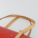 LOUIS VUITTON Monogram Vernis Bedford Hand Bag Rouge M91328 LV Auth 189592A-8