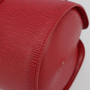 LOUIS VUITTON Epi Soufflot Hand Bag Red M52227 LV Auth 189593V-9