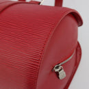 LOUIS VUITTON Epi Soufflot Hand Bag Red M52227 LV Auth 189593V-15