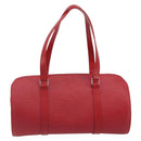 LOUIS VUITTON Epi Soufflot Hand Bag Red M52227 LV Auth 189593V-13