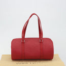 LOUIS VUITTON Epi Soufflot Hand Bag Red M52227 LV Auth 189593V-12