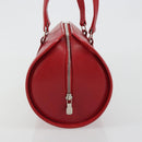 LOUIS VUITTON Epi Soufflot Hand Bag Red M52227 LV Auth 189593V-4