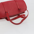LOUIS VUITTON Epi Soufflot Hand Bag Red M52227 LV Auth 189593V-7